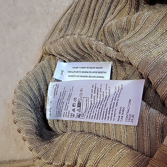 Calvin Klein Camel Colour Midi Skirt US S NWT - Picture 8 of 14